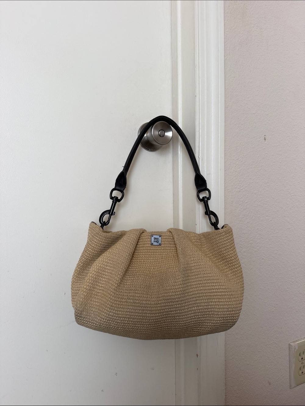 Think Royln Savannah Raffia Shoulder  Bag